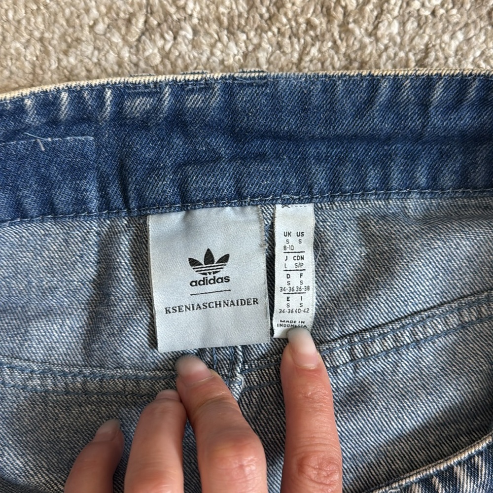Adidas Blue A-Line Knee-Length Skirt - Picture 8 of 9